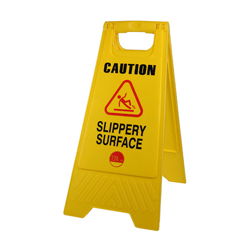 A-Frame Safety Sign - Caution Slippery Surface