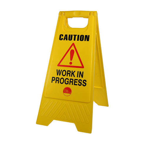 A-Frame Safety Sign - Caution Work in Progress