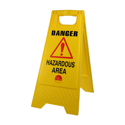 A-Frame Safety Sign - Danger Hazardous Area