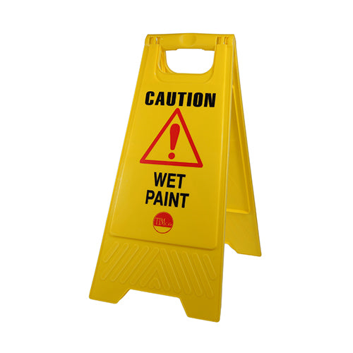 A-Frame Safety Sign - Caution Wet Paint