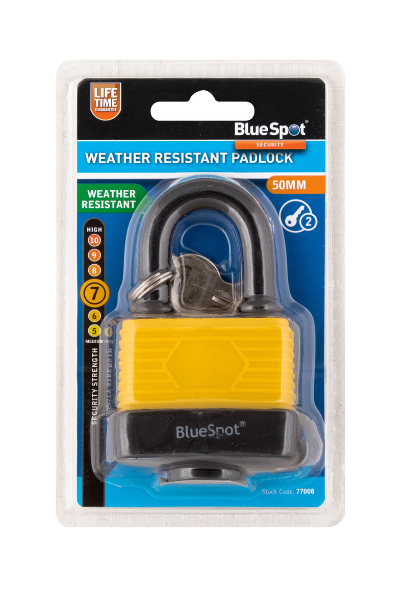 Isolation Padlock Blue Blue Spot 50mm Weather Resistant Padlock – Just The Job Supplies Ltd