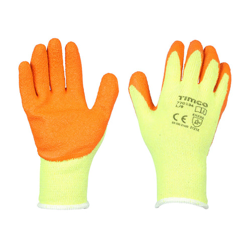 Eco-Grip Gloves - Crinkle Latex Coated Polycotton