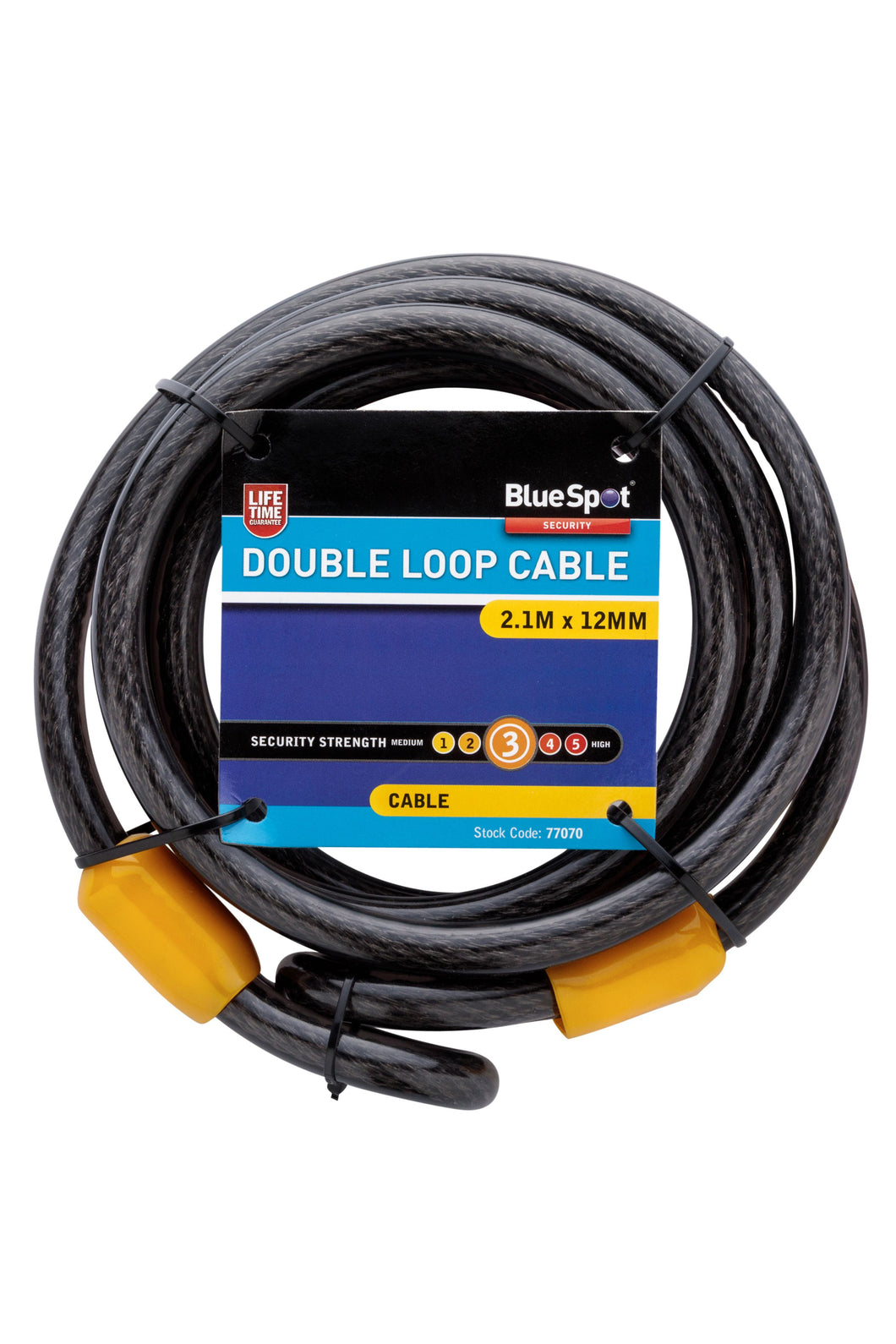 Blue Spot 2.1m x 12mm Double Loop Cable