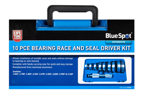 Blue Spot 10 Piece Bearing Race and Seal Driver Kit