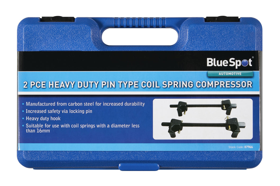 Blue Spot 2 Piece Heavy Duty Pin Type Coil Spring Compressor
