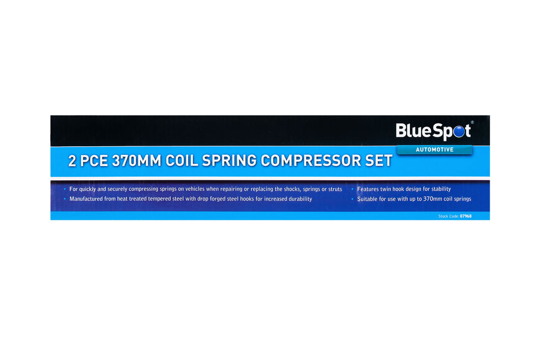 Blue Spot 2 Piece 370mm Coil Spring Compressor Set