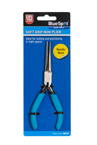 Blue Spot Soft Grip Mini Needle Nose Plier