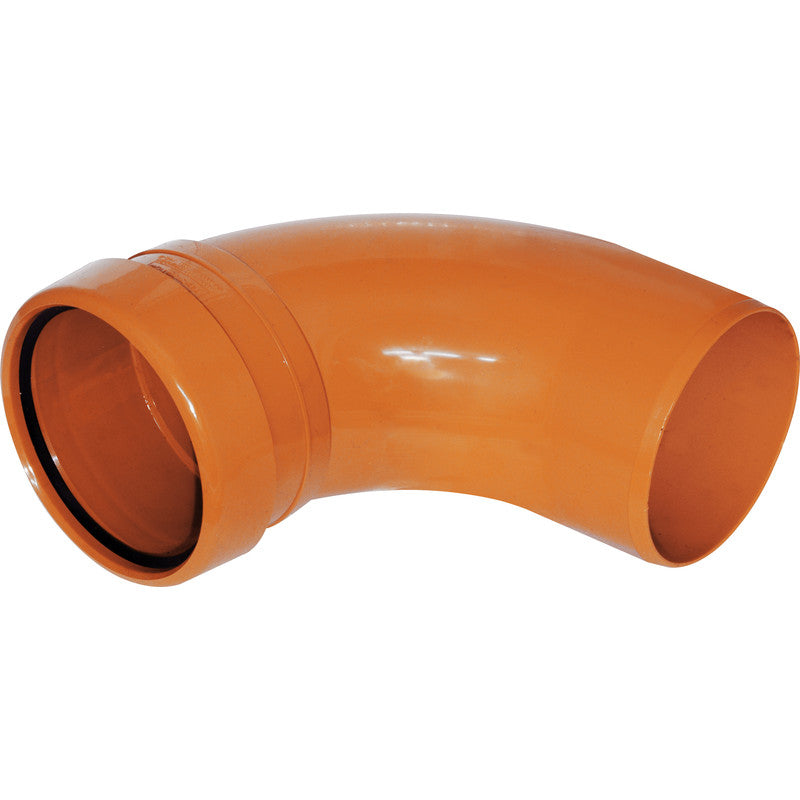 Aquaflow 110mm Drainage Bends - Single or Double Socket - 15deg to 90deg