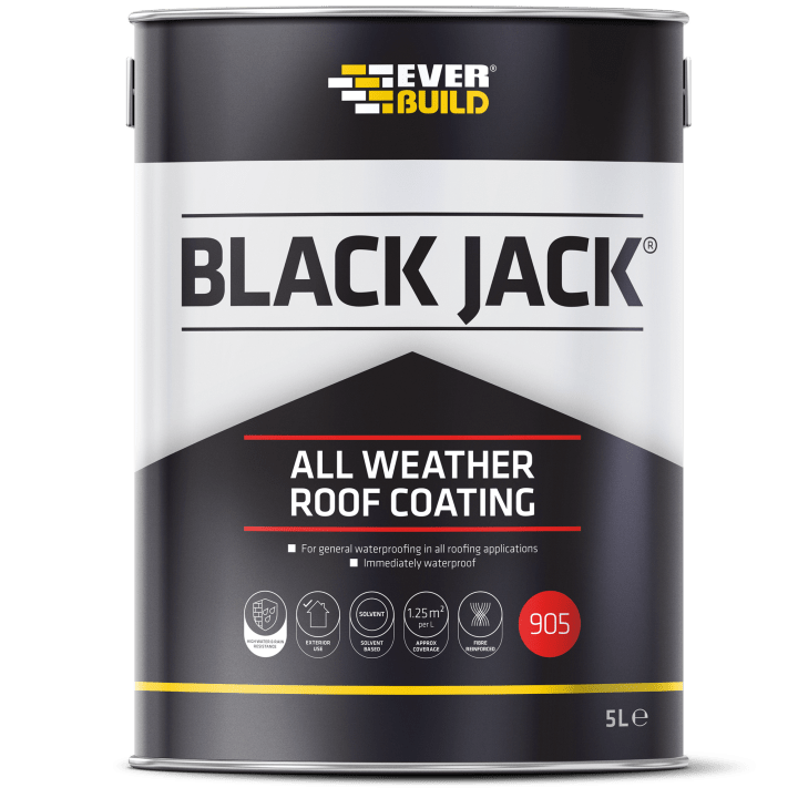 Everbuild - Black Jack All Weather Roof Coating - 5L