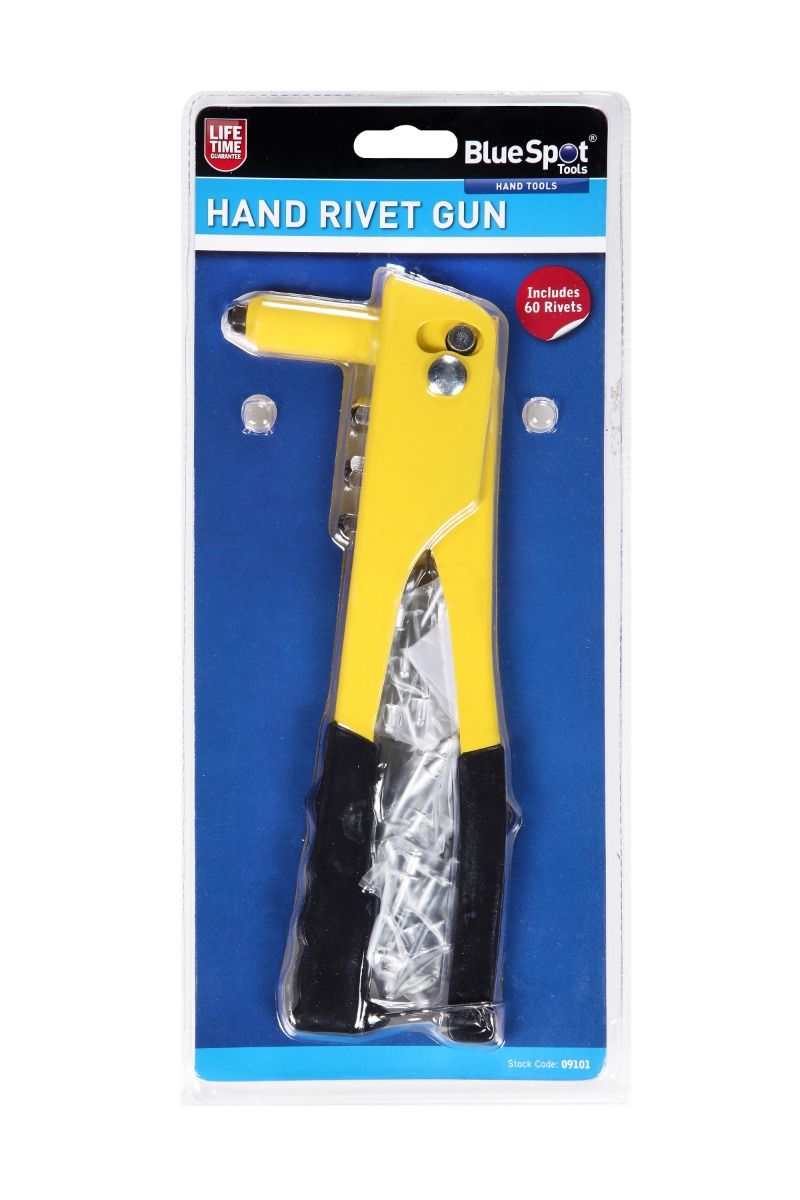 Blue Spot Hand Rivet Gun With Rivets – Just The Job Supplies Ltd
