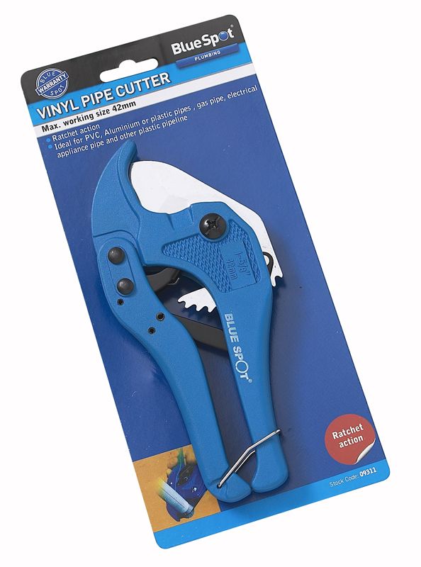 Blue Spot 42mm Ratchet PVC Pipe Cutter