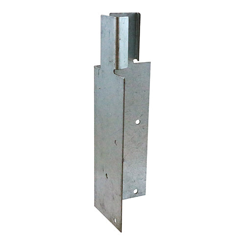 Arris Rail Mortice Brackets - Galvanised - 200mm x 62mm x 62mm