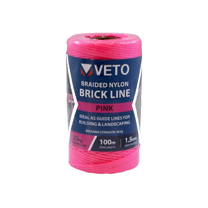 Veto Nylon Brick Line - Pink or Yellow