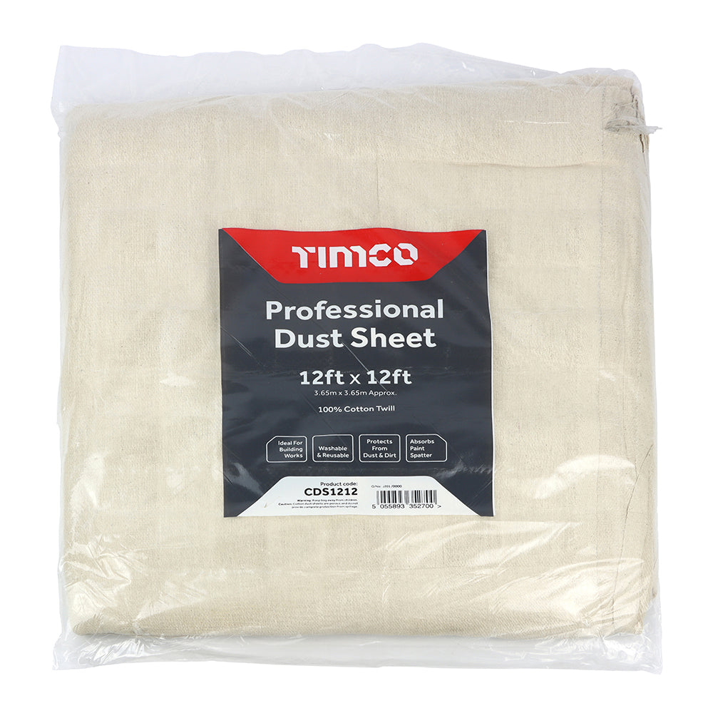 Professional Dust Sheet - 12ft x 9ft
