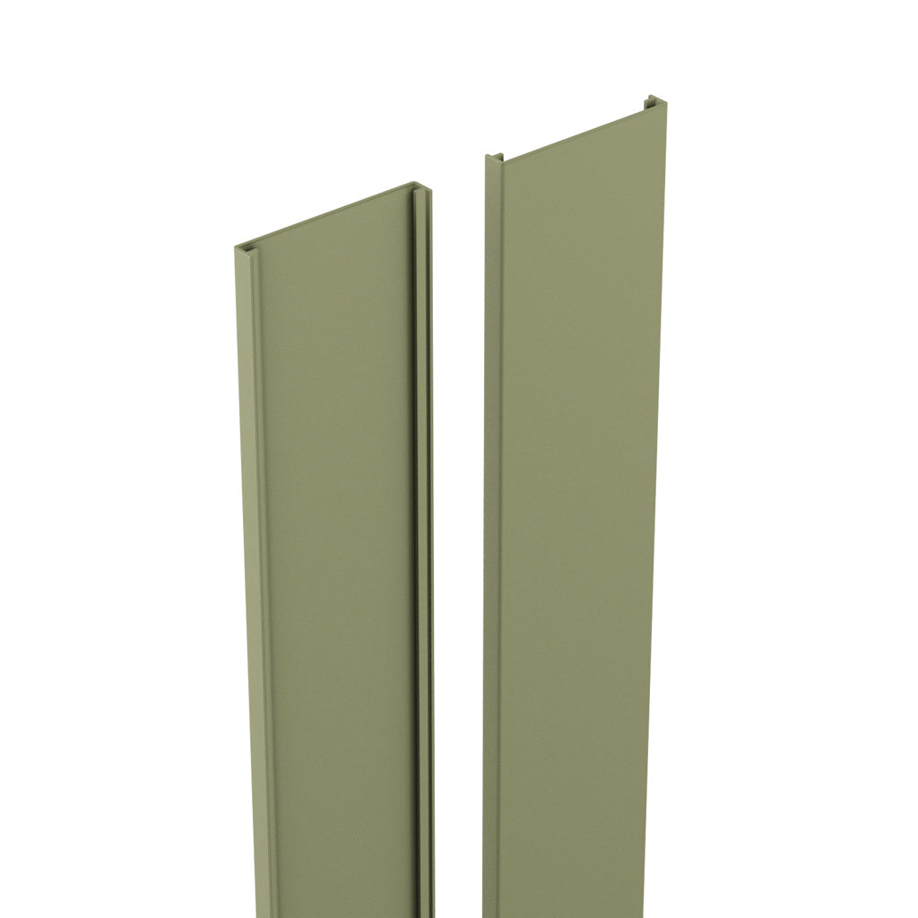 Durapost Classic Post Cover Strip - Olive Grey - 2.1m