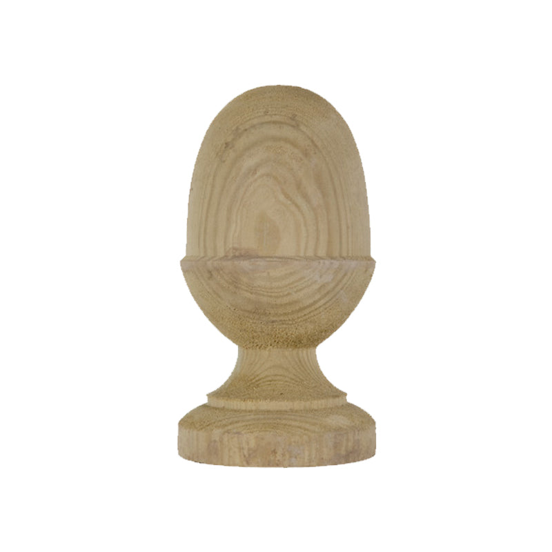 Gatemate Wooden Acorn Post Finial - Treated