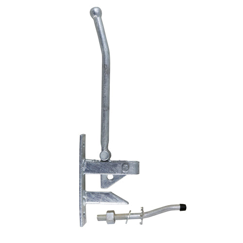Hunting Type Lift Gate Catch With Cranked Striker - Hot Dipped Galvanised - 425mm