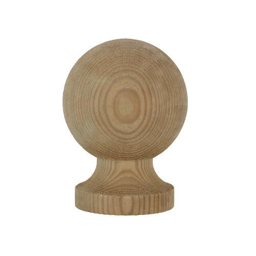 Gatemate Wooden Ball Post Finial - Treated