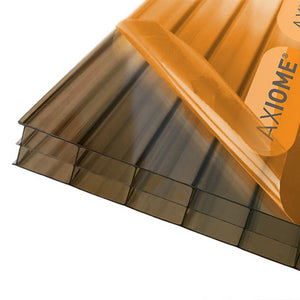 Axiome Polycarbonate Sheets - Bronze - Triple Wall - 16mm