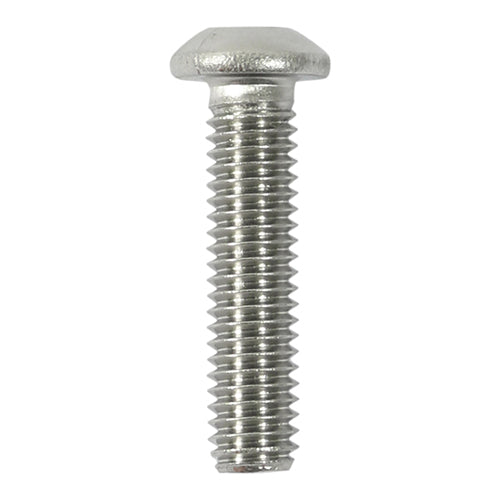Timco Socket Screws - Button - Stainless Steel