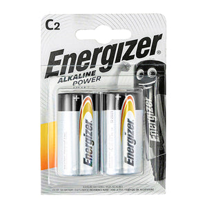 Energizer Alkaline Power Battery - C E93 - 2pack
