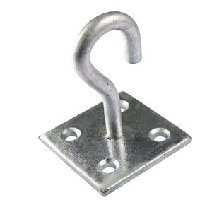 Hook On Plate - Hot Dipped Galv - 2"