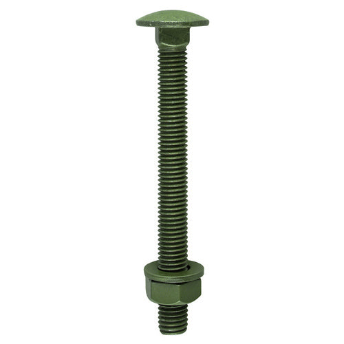 Timco Carriage Bolts, Nuts & Washers - Exterior - Green