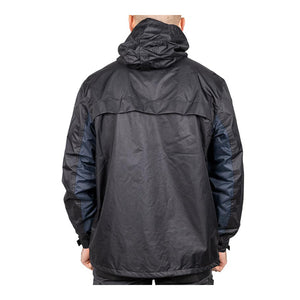 Waterproof Lined Rain Jacket - Black