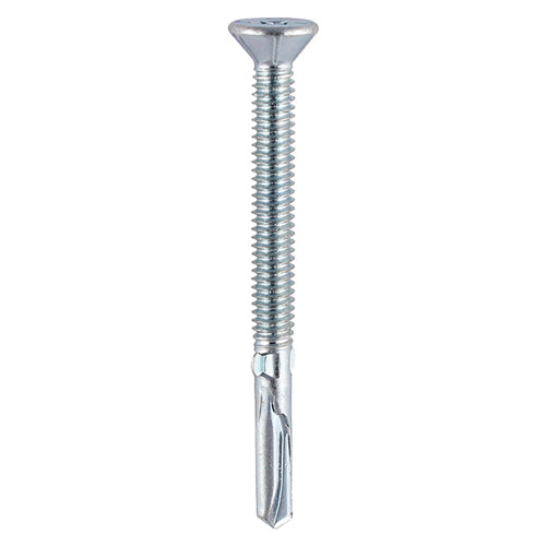 Timco Wing-Tip Self-Drilling Screws - CSK - For Timber to Heavy Section Steel - Zinc